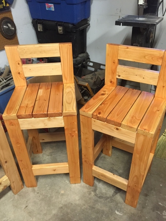 2X4 Outdoor Furniture Plans 2X4 Barstools. I Built 4 Stools For About 25 Bucks A Piece Photo 698
