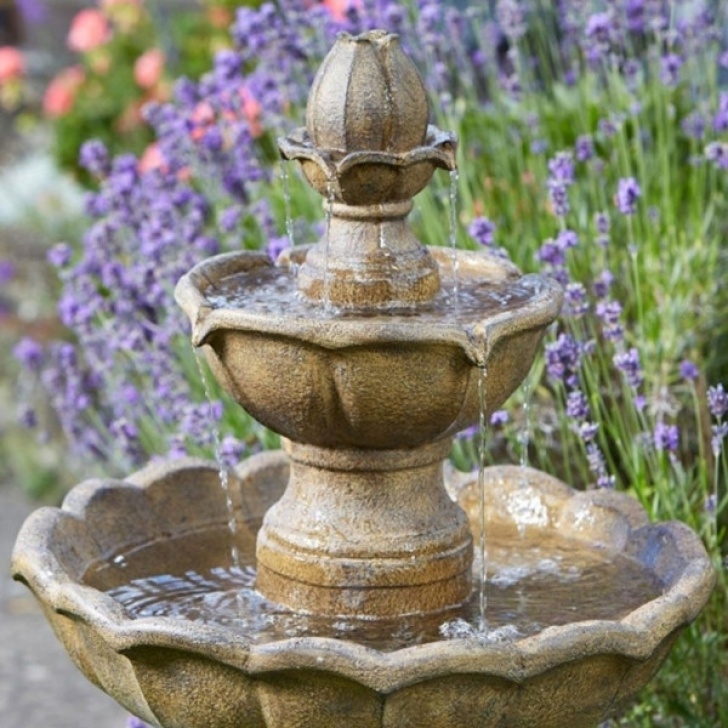 3 Tier Water Fountain Kingsbury 3 Tier Solar Garden Water Feature Fountain Image 225