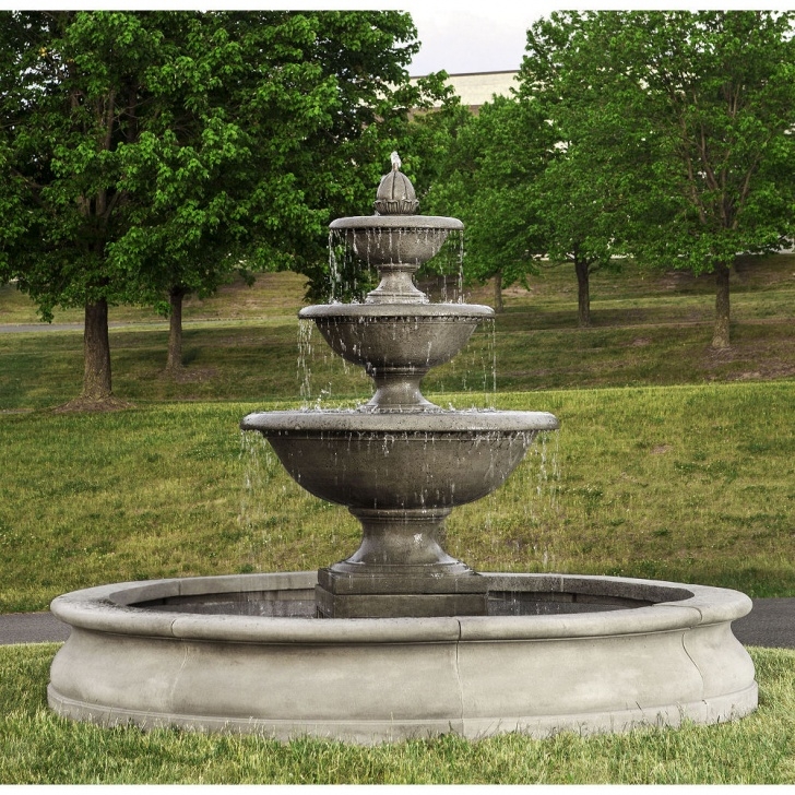 3 Tier Water Fountain Monteros Extra Large Outdoor Water Fountain Kinsey Garden Image 951