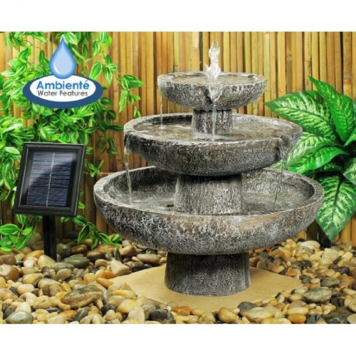3 Tier Water Fountain Primrose Ambiente Solar Cascade 3-Tier Fountain Water Feature Picture 740