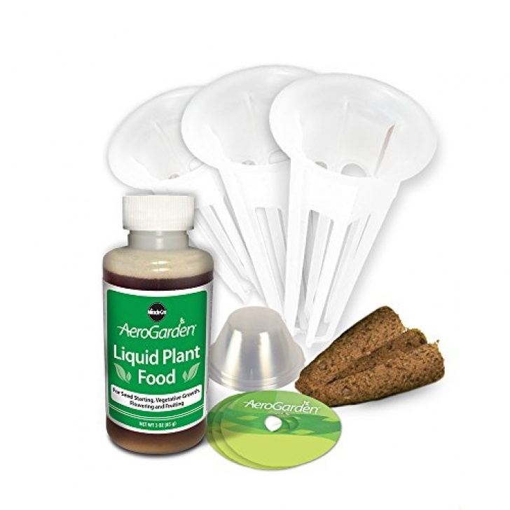 Aerogarden Change Water Aerogarden Sprout Led With Gourmet Herb Seed Pod Kit, Teal Picture 637