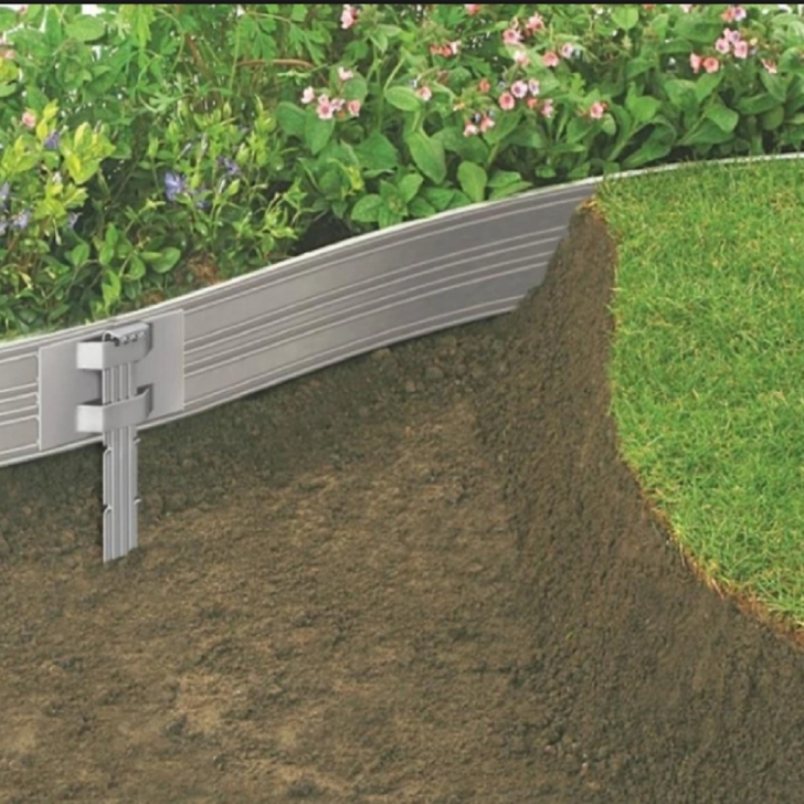Aluminum Edging For Gardens Aluminum Edging With Stakes Garden Lawn Landscape Supplies Picture 775