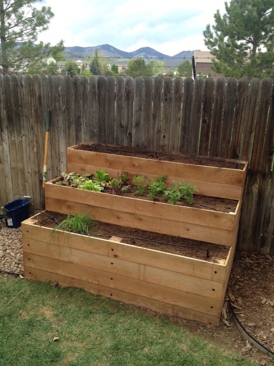Ana White Raised Bed Cedar Raised Garden Beds - 3 Tiers | Do It Yourself Home Photo 033