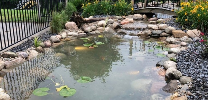 Backyard Koi Pond Designs Grand Rapids Landscape Design » Platinum Ponds &amp; Landscaping Picture 328
