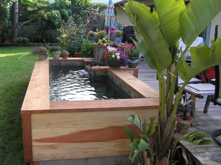 Backyard Koi Pond Designs Small Backyard Fish Ponds |  Garden Installation Ideas Picture 286