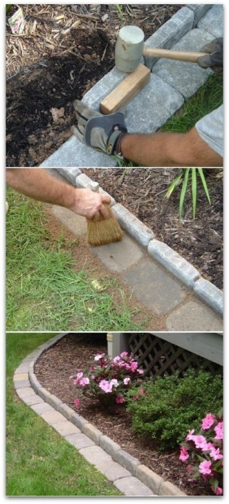 Brick Flower Bed Border Backyard Hacks That Will Transform Your Yard - Princess Picture 994