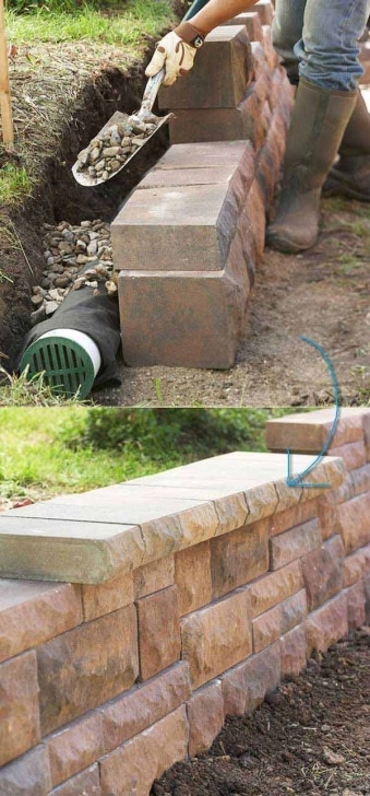 Build Garden Retaining Wall 35 Inspiring Retaining Wall Ideas Uses That Will Blow Your Image 606