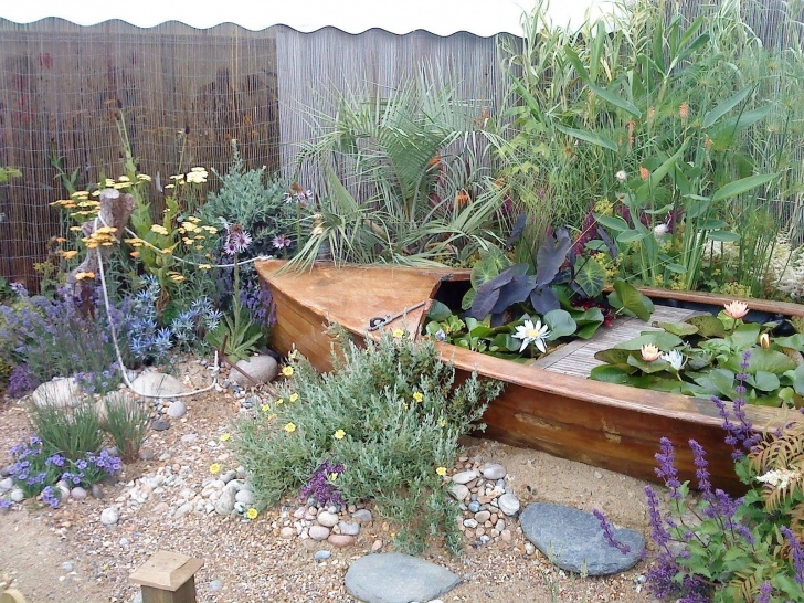 Coastal Garden Designs Coastal Garden - The Boat Is Cliche But I Like The Dry Image 633