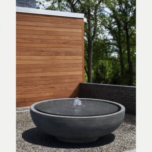 Contemporary Outdoor Water Fountains Large Low Girona Modern Outdoor Water Fountain | Kinsey Picture 471