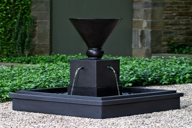 Contemporary Outdoor Water Fountains Modern Outdoor Water Fountains, Contemporary Outdoor Wall Picture 070