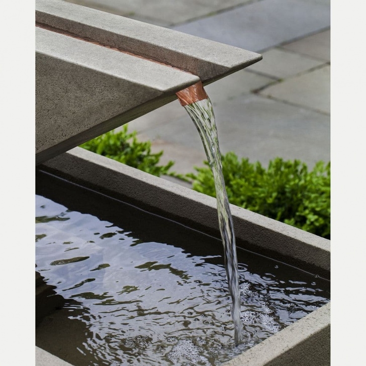 Contemporary Outdoor Water Fountains Ultra Modern Triad Outdoor Water Fountain | Kinsey Garden Image 839