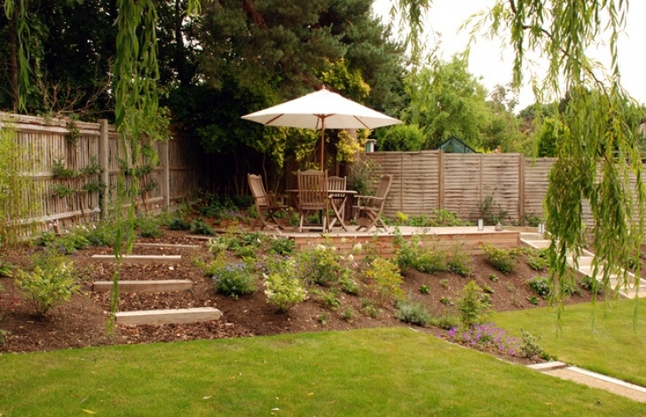 Decking On A Sloped Garden Dealing With Sloped Gardens | Lisa Cox Garden Designs Blog Image 488