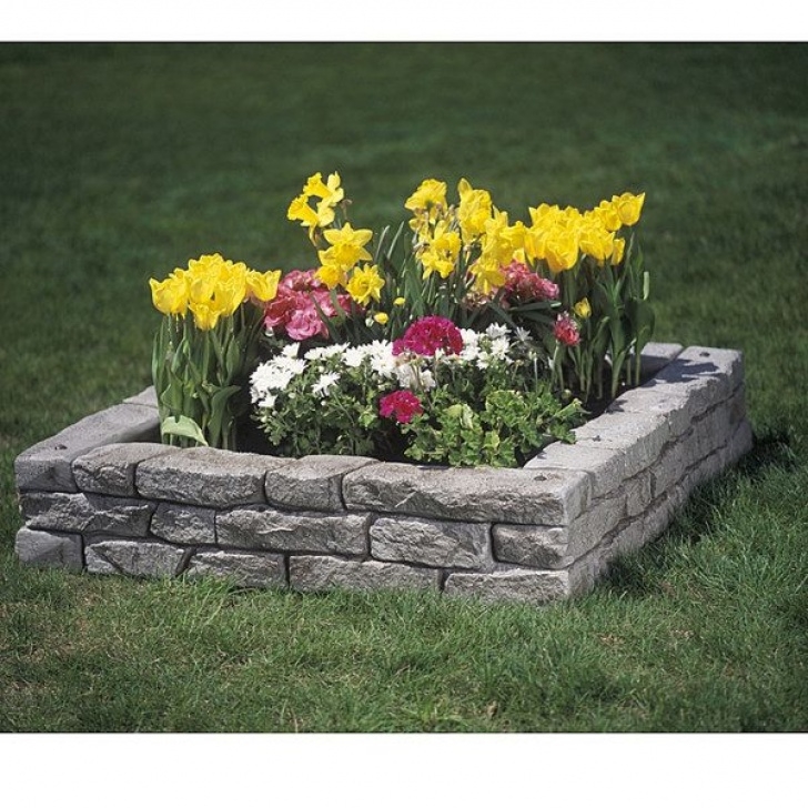 Decorative Stones For Flower Beds Kivinen Kukkapenkki | Raised Garden Picture 754