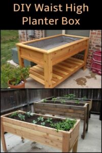 Diy Garden Planter Box Diy Waist High Planter Box | Garden Planter Boxes, Home Image 107