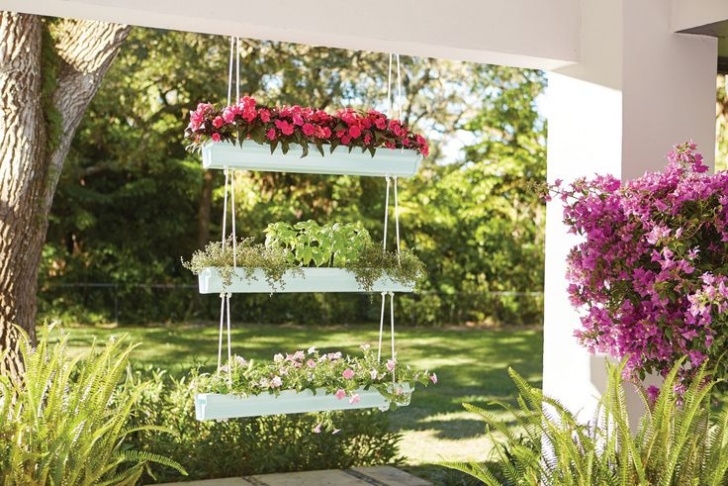 Diy Network Gutter Garden Dih Workshop Hanging Gutter Planter With The Home Depot Image 549