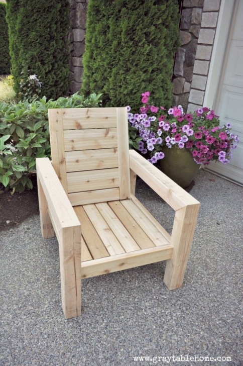 Diy Outdoor Furniture Plans Diy Modern Rustic Outdoor Chair - Gray Table Home | Rustic Picture 628