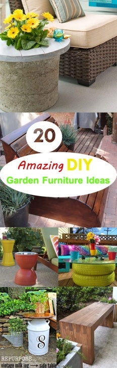 Diy Outdoor Patio Furniture 20 Amazing Diy Garden Furniture Ideas | Diy Patio Image 348