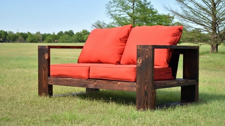 Diy Outdoor Patio Furniture Diy Modern Outdoor Sofa - Shou Sugi Ban | Limited Tools Picture 712
