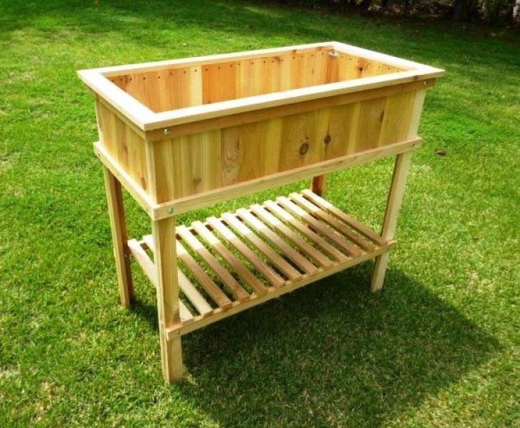 Diy Raised Garden Bed Plans Downloadable Woodworking Plans - Cedar Raised Garden Image 094