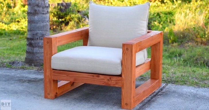 Diy Wood Patio Furniture Diy A Beautiful Modern Outdoor Chair Photo 494