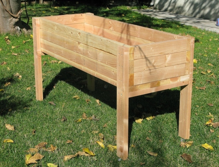 Elevated Raised Garden Bed Plans Project Working: Choice Diy Planter Boxes For Vegetables Image 261