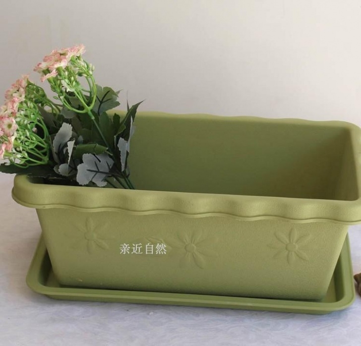 Extra Large Garden Pots Balcony Kitchen Extra Large Flower Pot Rectangle Plastic Picture 920