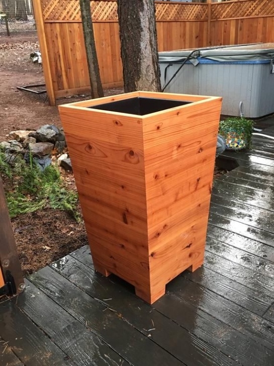 Extra Large Planter Boxes Extra Tall Tapered Redwood Planter Boxes. Free Shipping Image 632