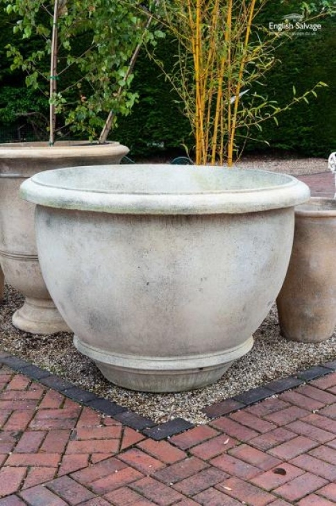 Extra Large Planters For Trees Huge Composition Stone Tree Planter / Pot Image 481