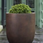 Extra Large Pots For Outdoor Plants Bradford Extra Large Planter-Rust Lite-S/1 – Campania Photo 346