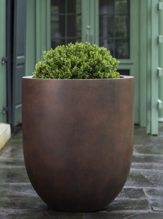 Extra Large Pots For Outdoor Plants Bradford Extra Large Planter-Rust Lite-S/1 – Campania Photo 346