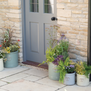 Extra Large White Planter Edwardian Collection - Extra Large White Cylinder Planter Picture 603