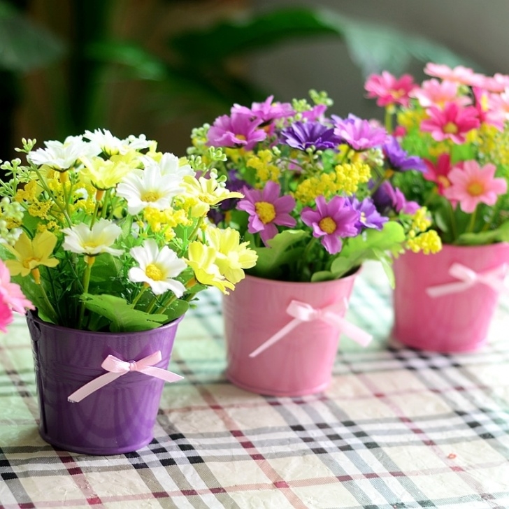 Flowers For Small Pots Artificial Flowers Wholesale Silk Flower Corsage Living Photo 194