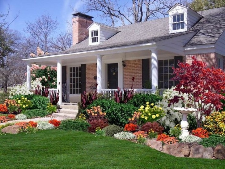 Front House Garden Design Residential Landscape Design | Front House Landscaping Picture 516