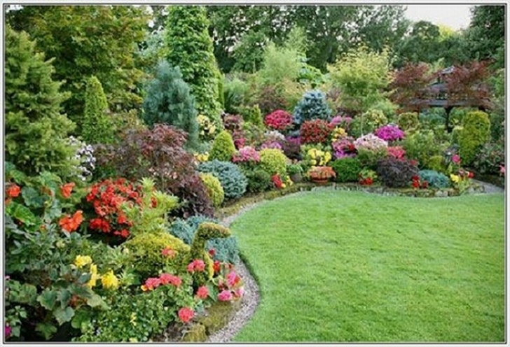 Front Yard Flower Bed Designs Landscape Category Popular Plants Most In Florida Indoor Picture 396