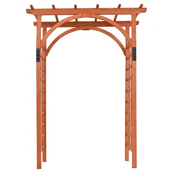 Garden Arch Home Depot Colibrox–Premium Outdoor Wooden Cedar Arbor Arch Pergola Photo 469