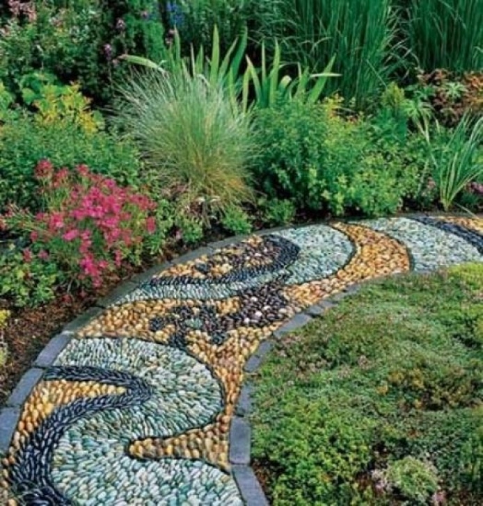 Garden Design With Stones Beautiful Garden Path Designs And Ideas For Yard Picture 856