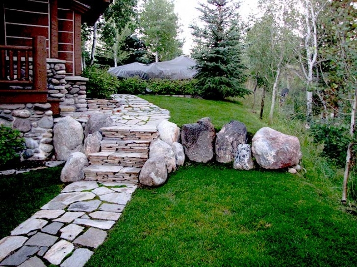Garden Design With Stones Paving Stone Landscape Design - South Park Landscaping Image 352