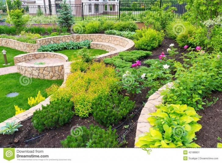 Garden Green Landscaping Natural Landscaping In Home Garden Stock Image - Image Of Picture 697