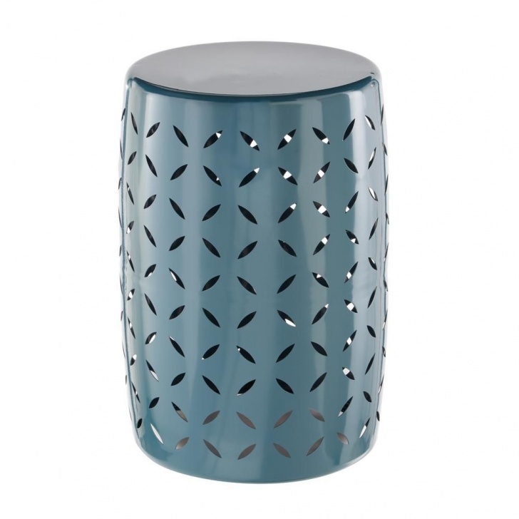 Garden Stool Home Depot Hampton Bay Metal Garden Stool With Geo Pattern In Charleston Image 536