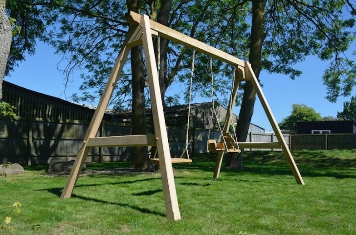 Garden Swings For Adults Oak Garden Swing Frame For Children And Adults By Mr Woodcraft Picture 184