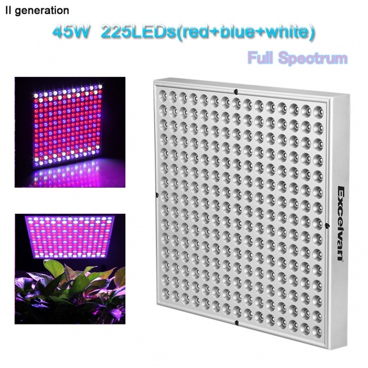 Grow Light For Indoor Herbs 45W Led Grow Light Hydroponics Full Spectrum For Indoor Image 833