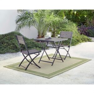 Hampton Bay Bistro Set Hampton Bay 3-Piece Poly Lumber Outdoor Patio Bistro Set-S Image 352