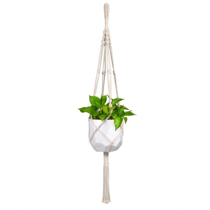 Hanging Plant Baskets Indoor Braid Plant Hanger Indoor Outdoor Hanging Planter Basket Picture 623