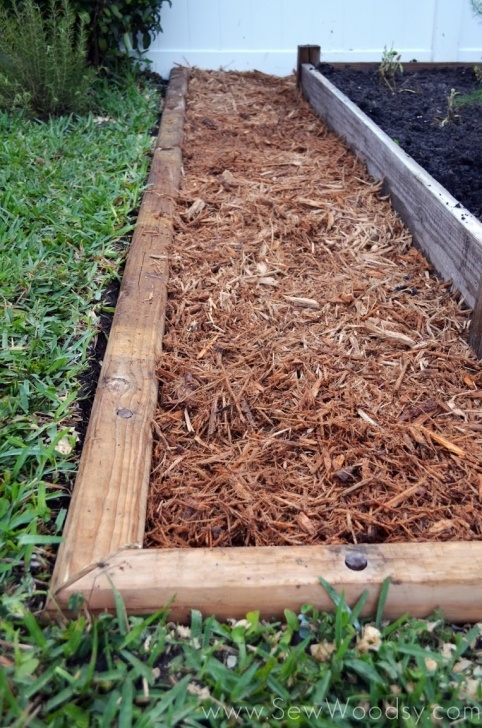 Hardwood Garden Edging How To Build A Timber Garden Border + Vegetable Garden Photo 924