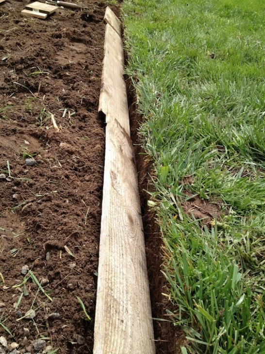 Hardwood Garden Edging Water Protection - Treating Pine For Partial Burial Picture 512