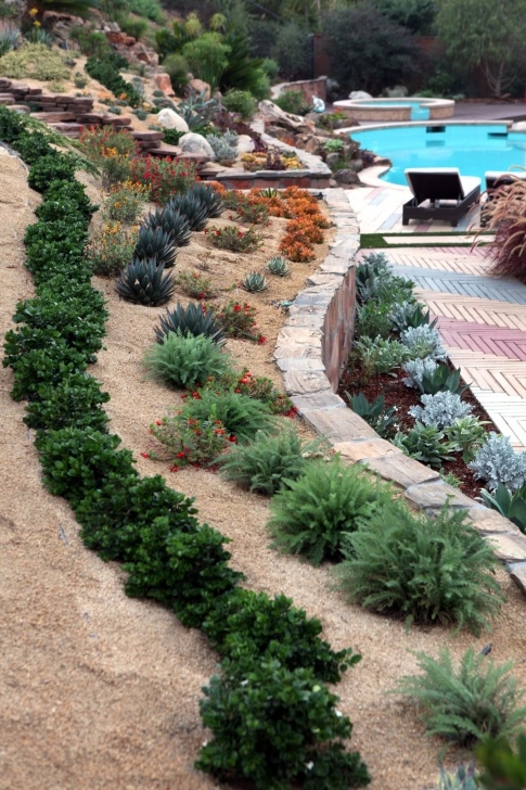 Hillside Garden Landscaping Back Yard Landscaping Design Idea With Steep Slope By Image 327