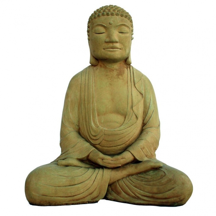 Home Depot Garden Statues Cast Stone Meditating Buddha Garden Statue - Weathered Image 693