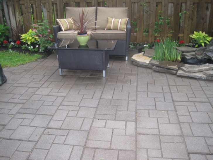 Home Depot Yard Bricks Envirotile™ Is The New Black For Home Décor | Patio Picture 827