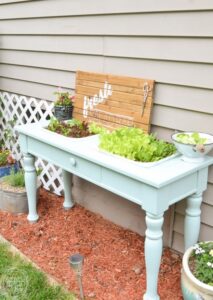 Homemade Raised Garden Bed Diy Raised Garden Bed (From An Old Sofa Table!) - Refresh Image 427 Homemade Raised Garden Bed Diy Raised Garden Bed (From An Old Sofa Table!) - Refresh Image 427