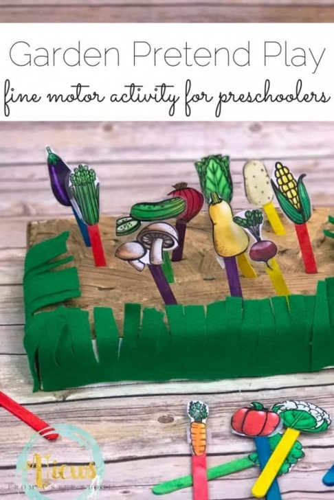 Indoor Garden For Kids Garden Pretend Play Fine Motor Activity With Free Picture 939